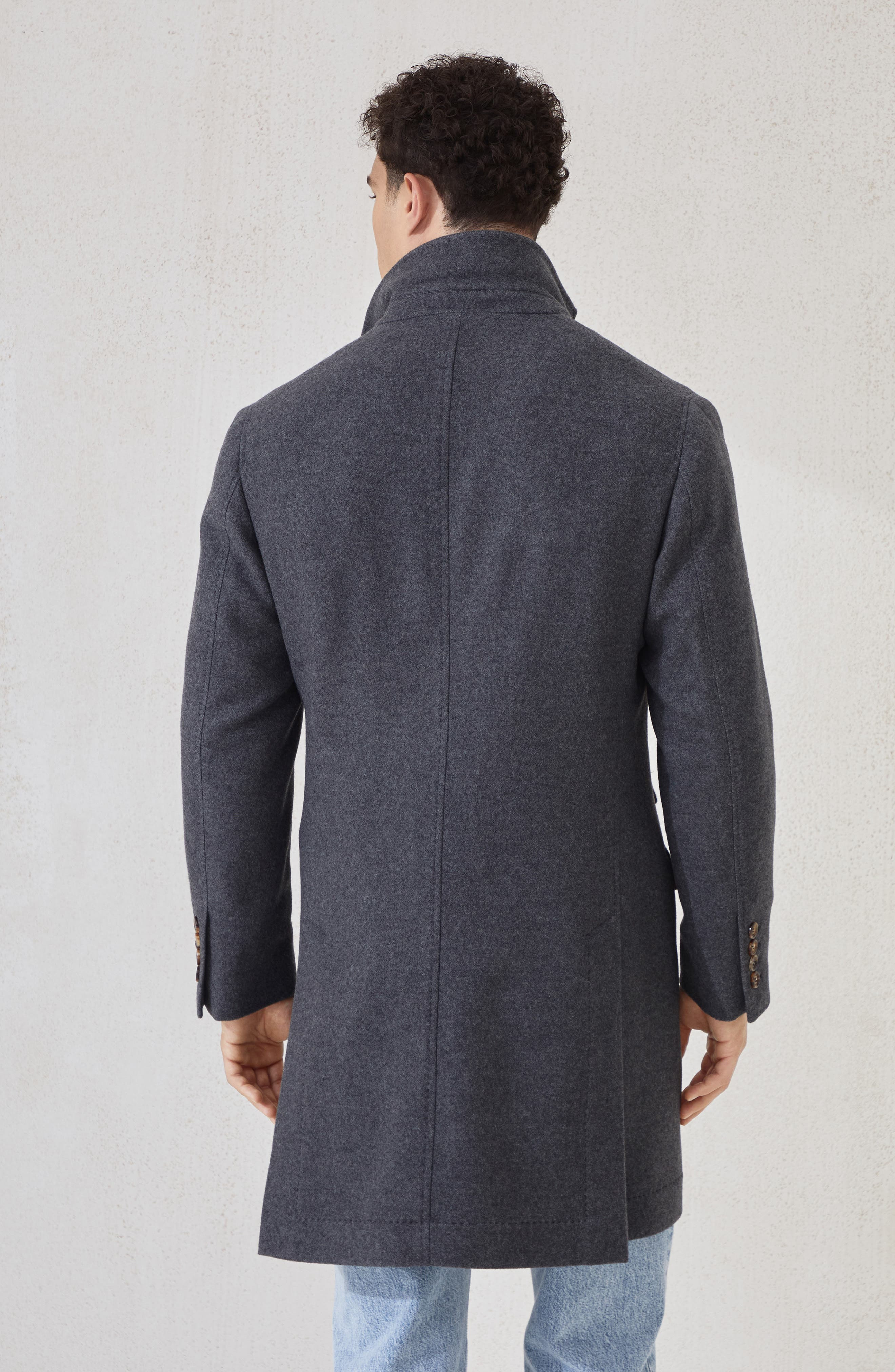 Brunello Cucinelli Water-resistant coat in Lead at Nordstrom - 3