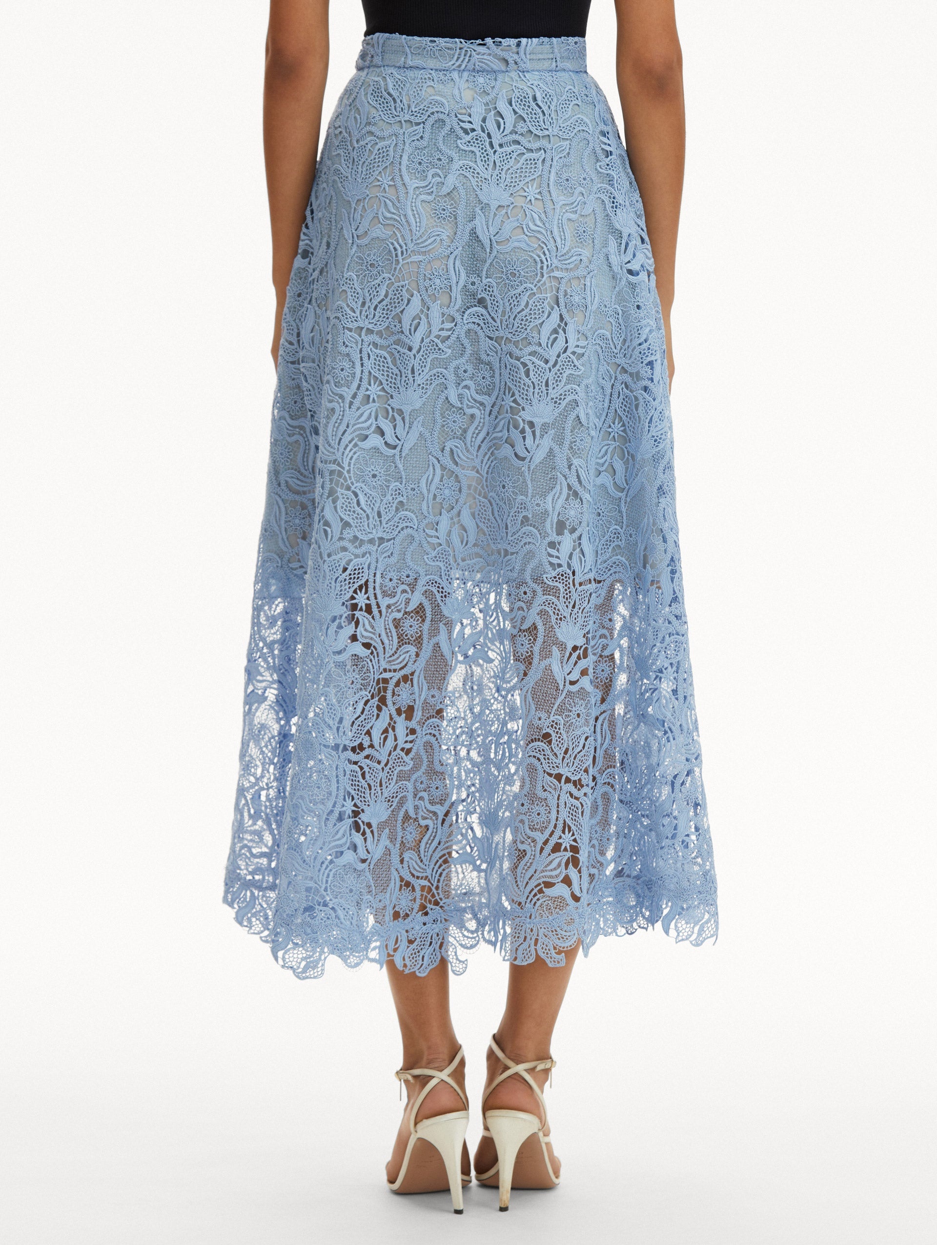 BELLFLOWER GUIPURE SKIRT - 3