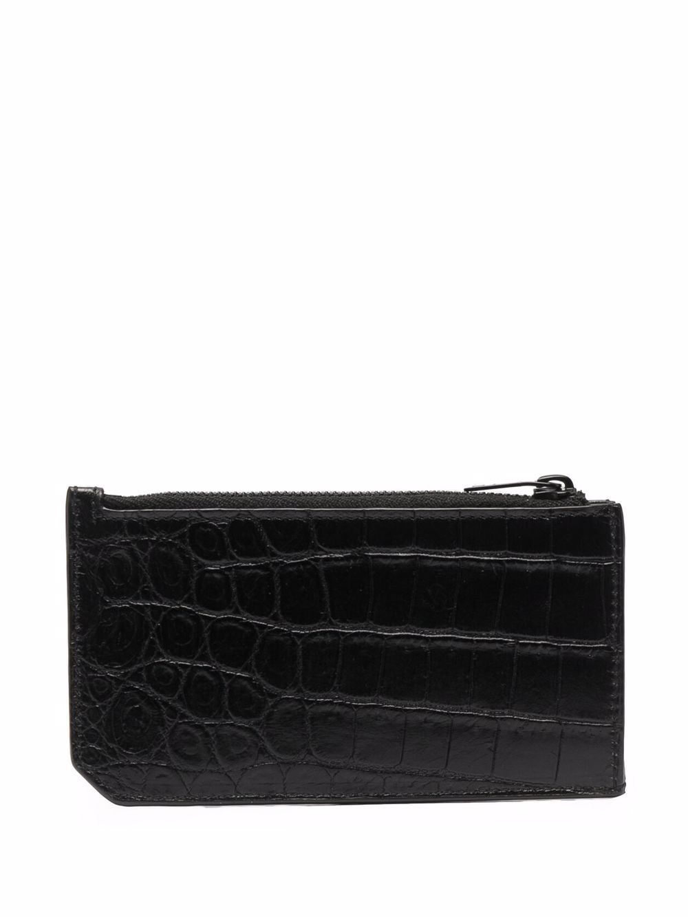 croco-effect wallet - 2