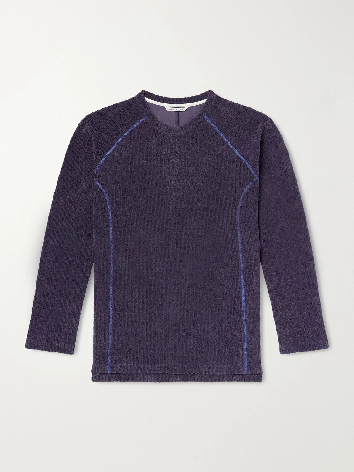 Fiscal Ribbed Cotton-Terry T-Shirt - 1