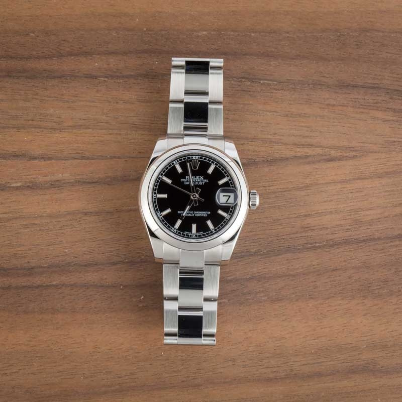 Rolex Datejust 31 Ref 178240 Black Dial - 6
