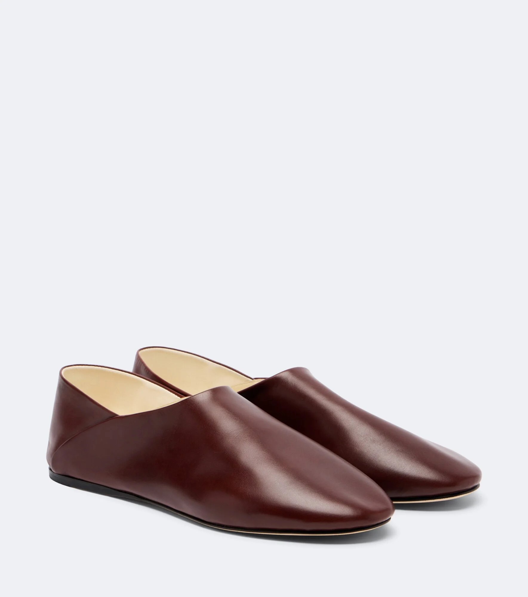 Leather slip-on shoes - 1
