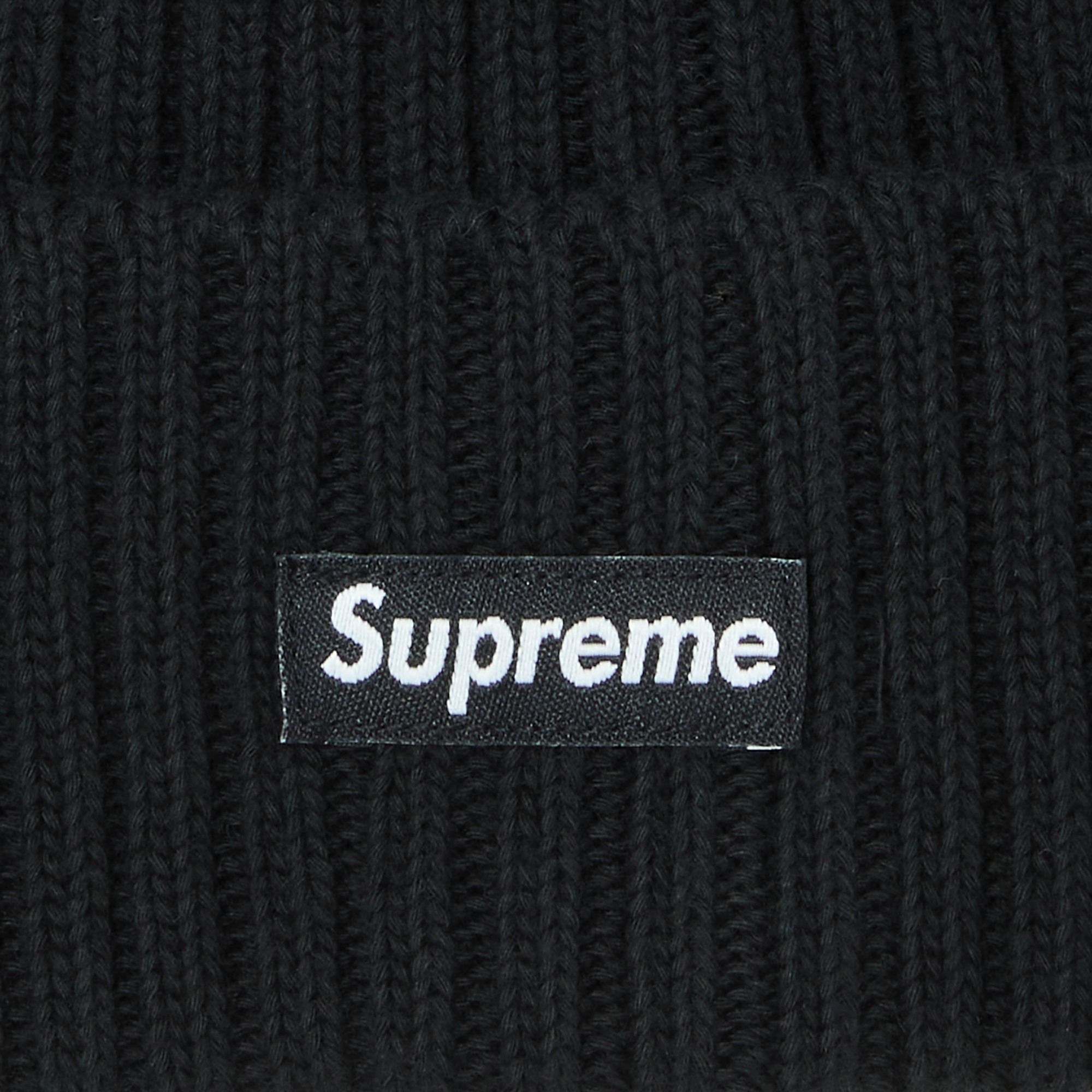 Supreme Overdyed Beanie 'Black' - 3
