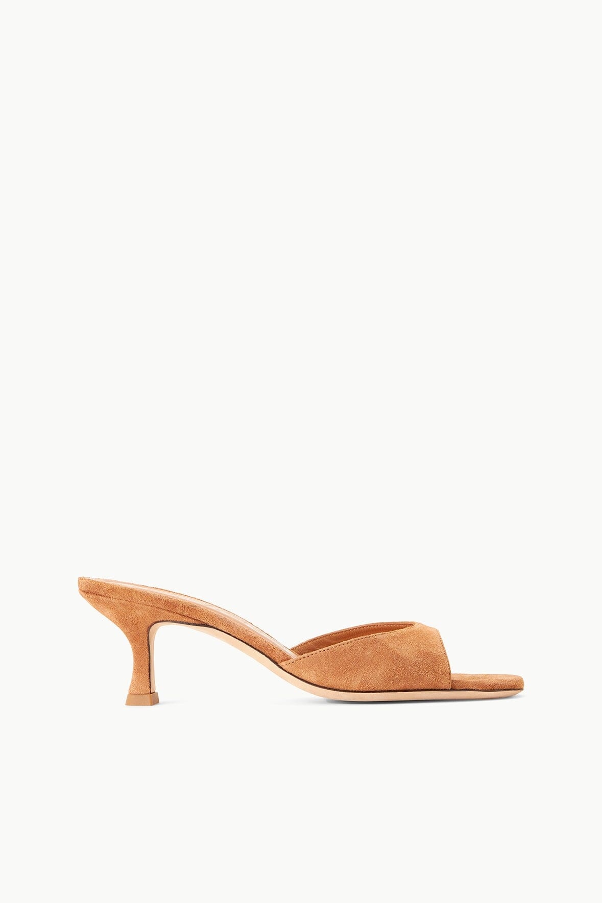 STAUD BRIGITTE MULE TAN SUEDE - 1