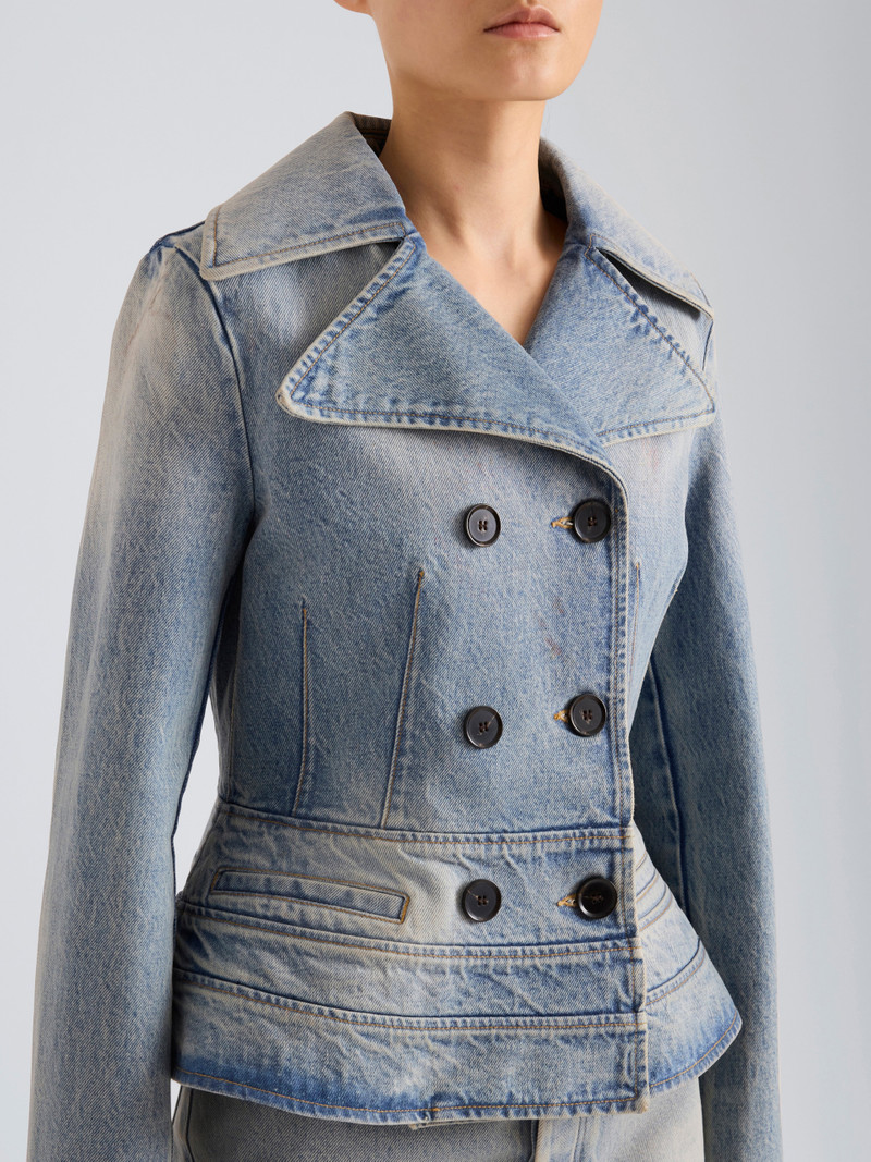 Romane Jacket in Rigid Denim 6