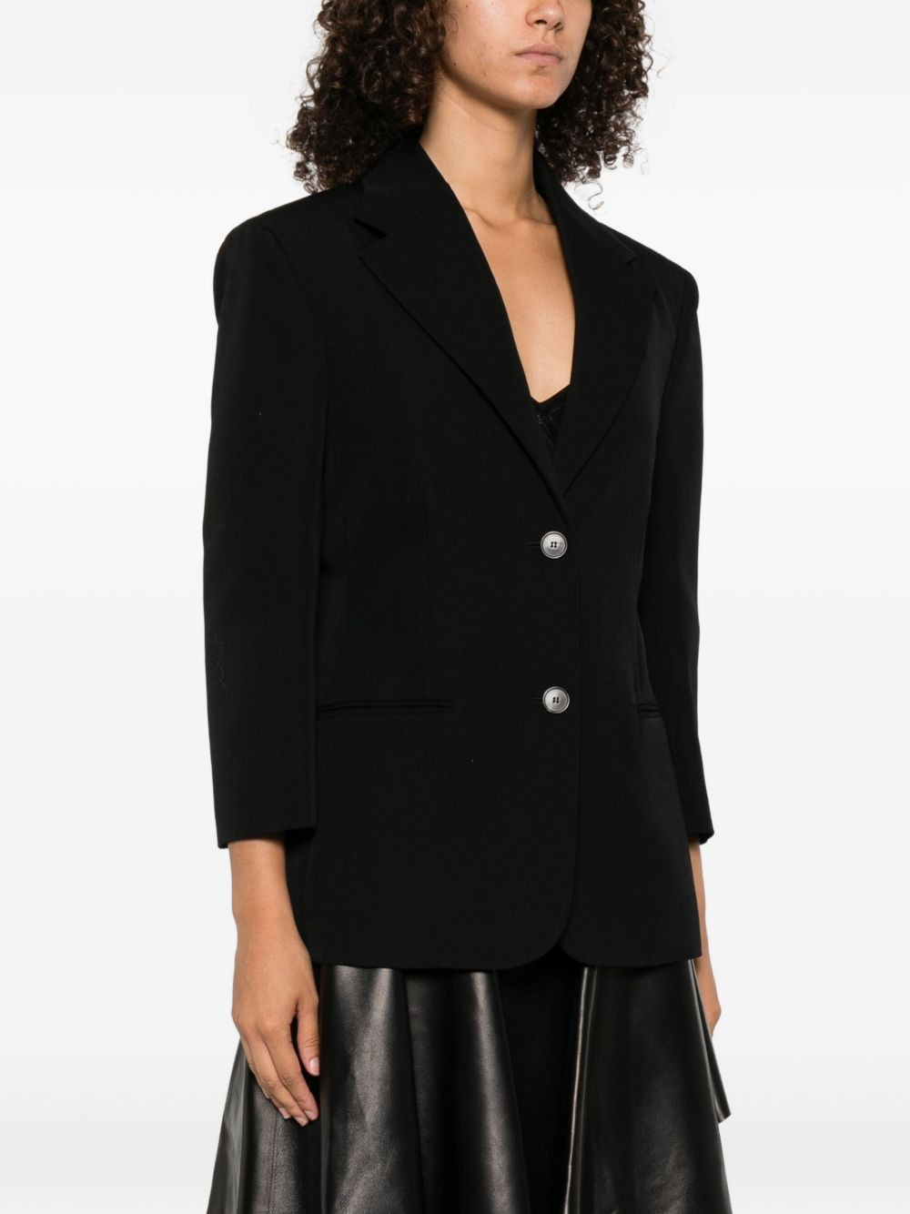 three-button notched-lapel jacket - 3