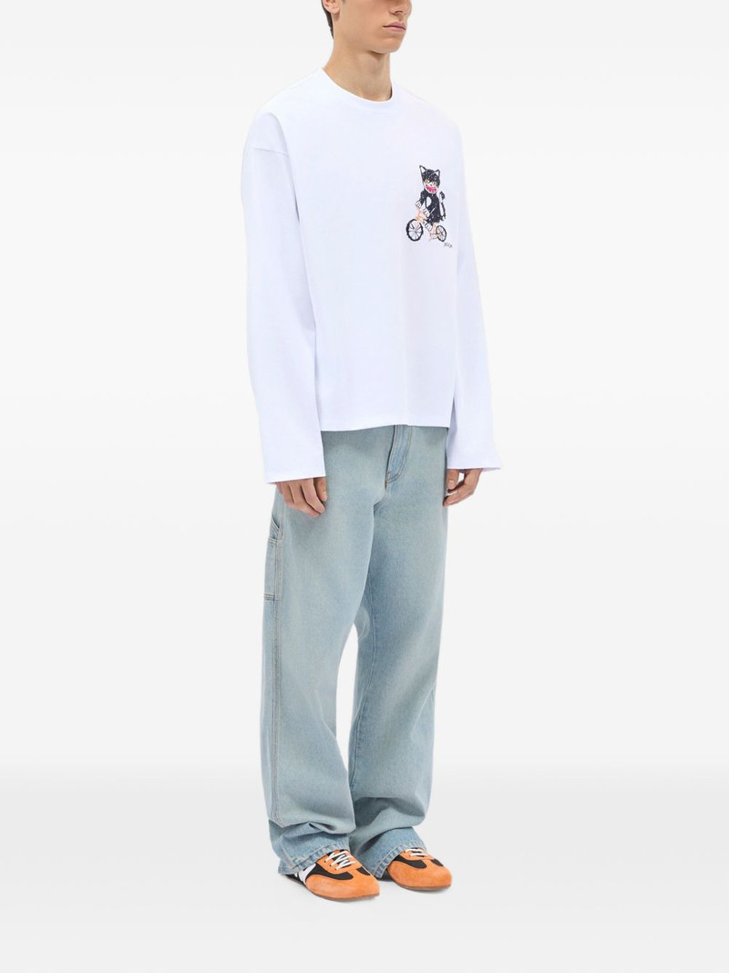 MSGM graphic-print T-shirt outlook