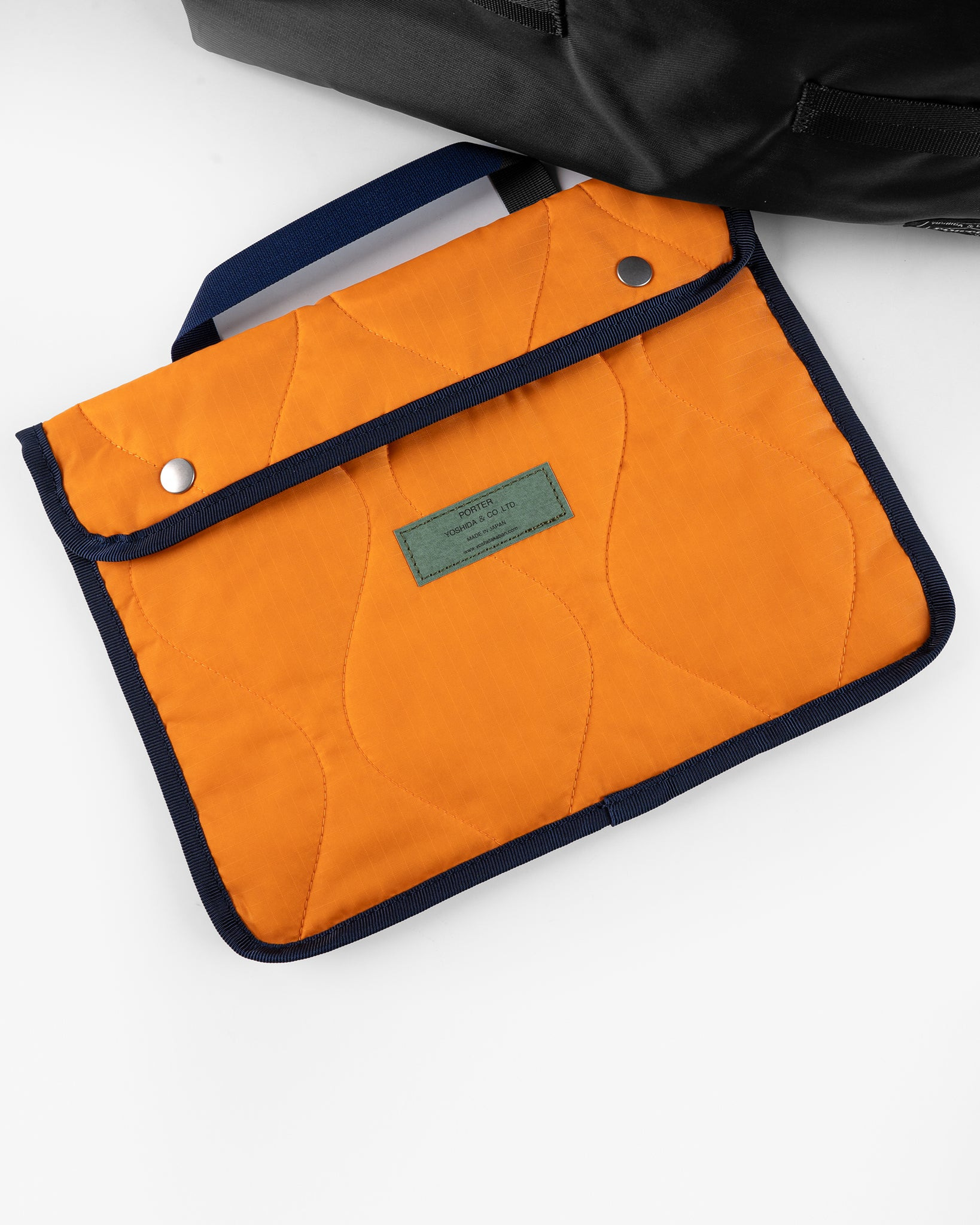 POR-FOR-TOTE-NAV Porter - Yoshida & Co. - Force 2Way Tote Bag - Navy Blue - 7