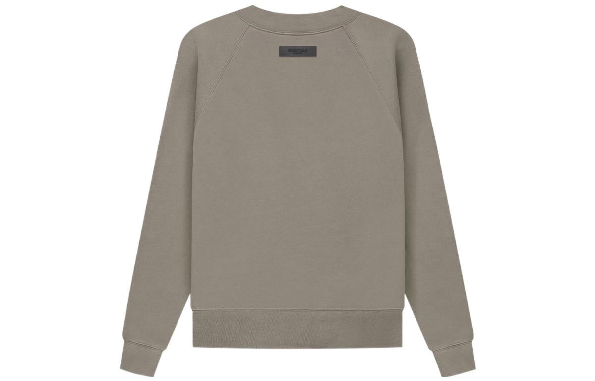 Fear of God Essentials SS22 Crewneck Desert Taupe Logo FOG-SS22-266 - 3