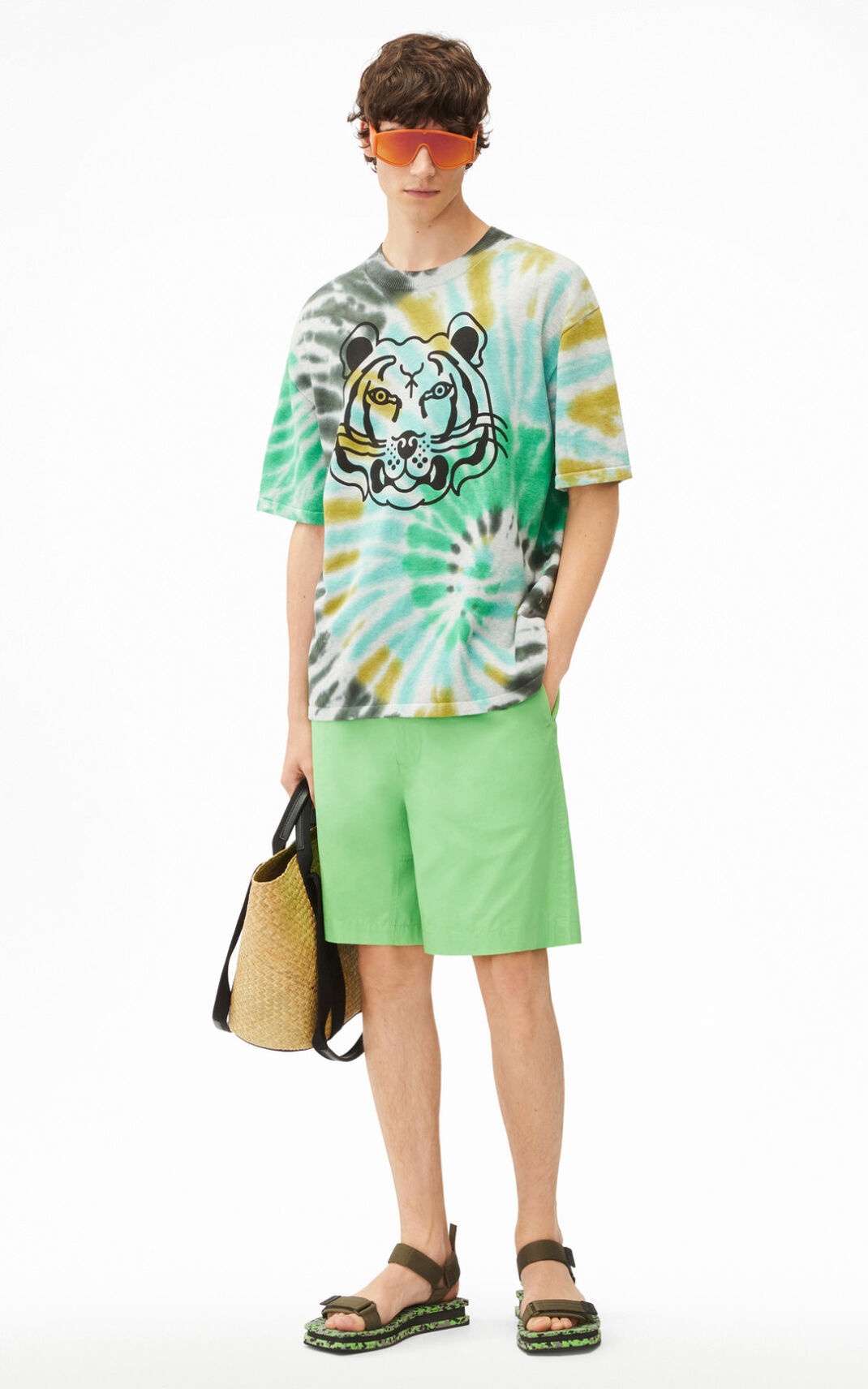 K-Tiger tie-dyed knit T-shirt - 3
