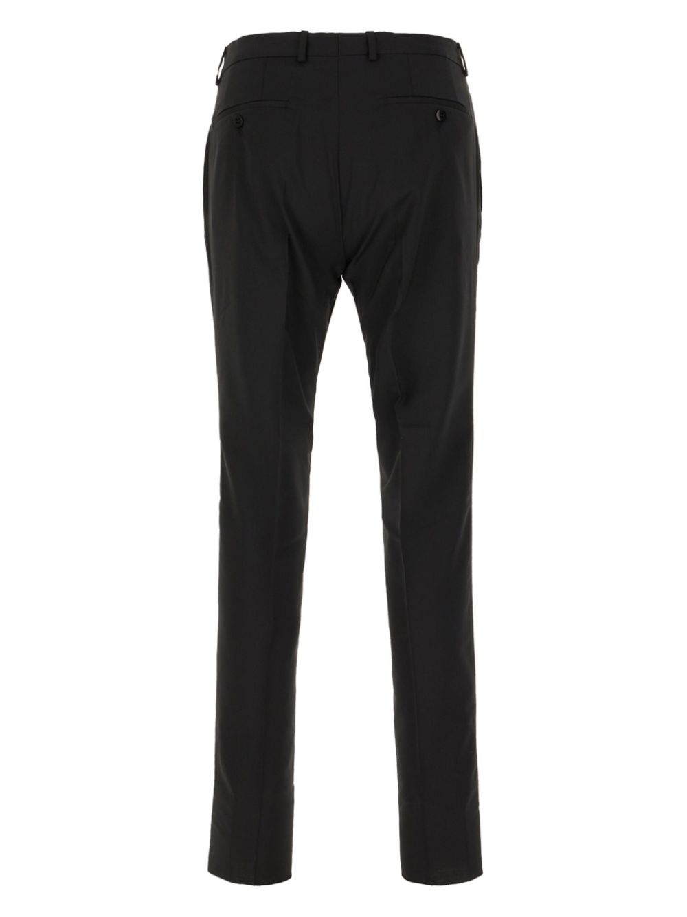 pressed-crease tapered trousers - 2