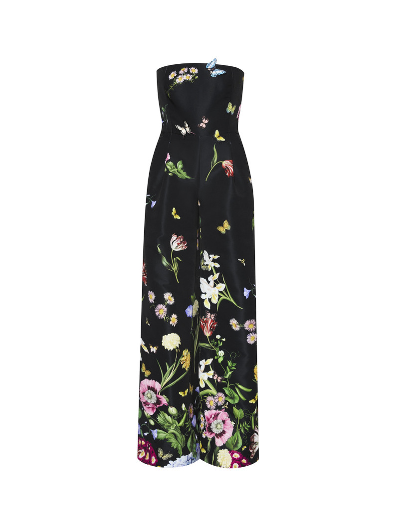 MULTI FLORAL FAILLE JUMPSUIT 4