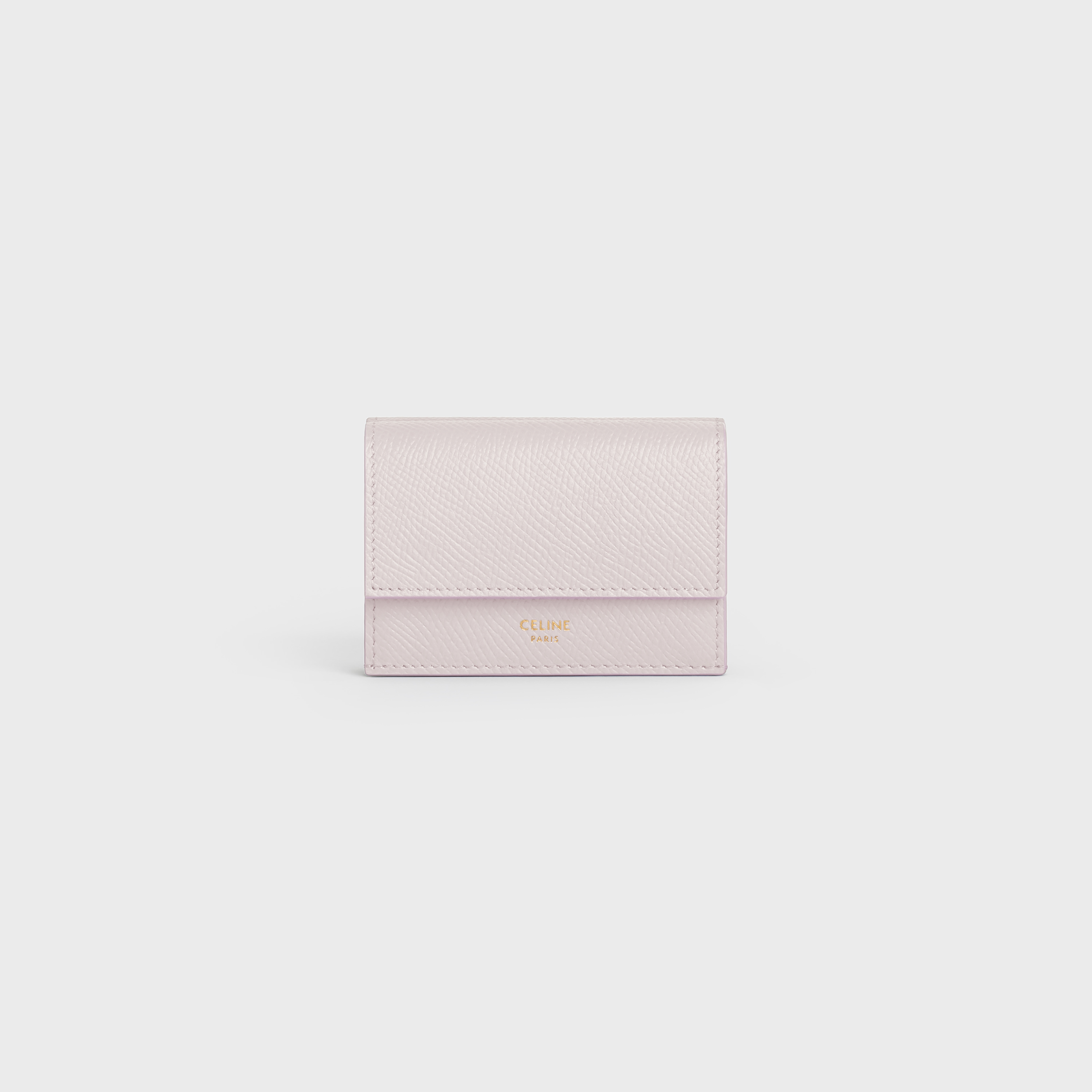 Folded Wallet in Grained Calfskin - 1