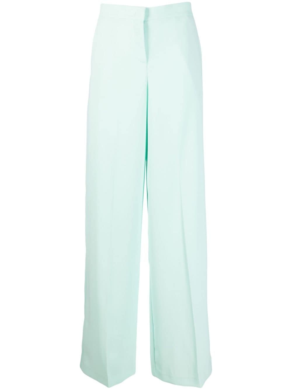 high-waisted wide-leg trousers - 1