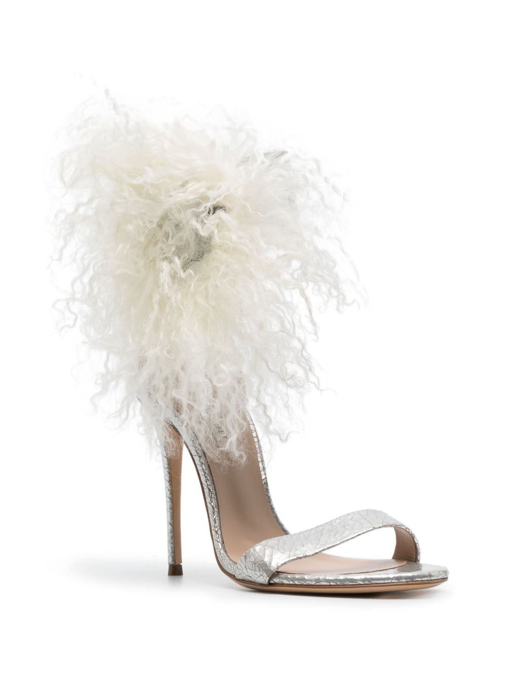 Aria 110mm metallic leather sandals - 2