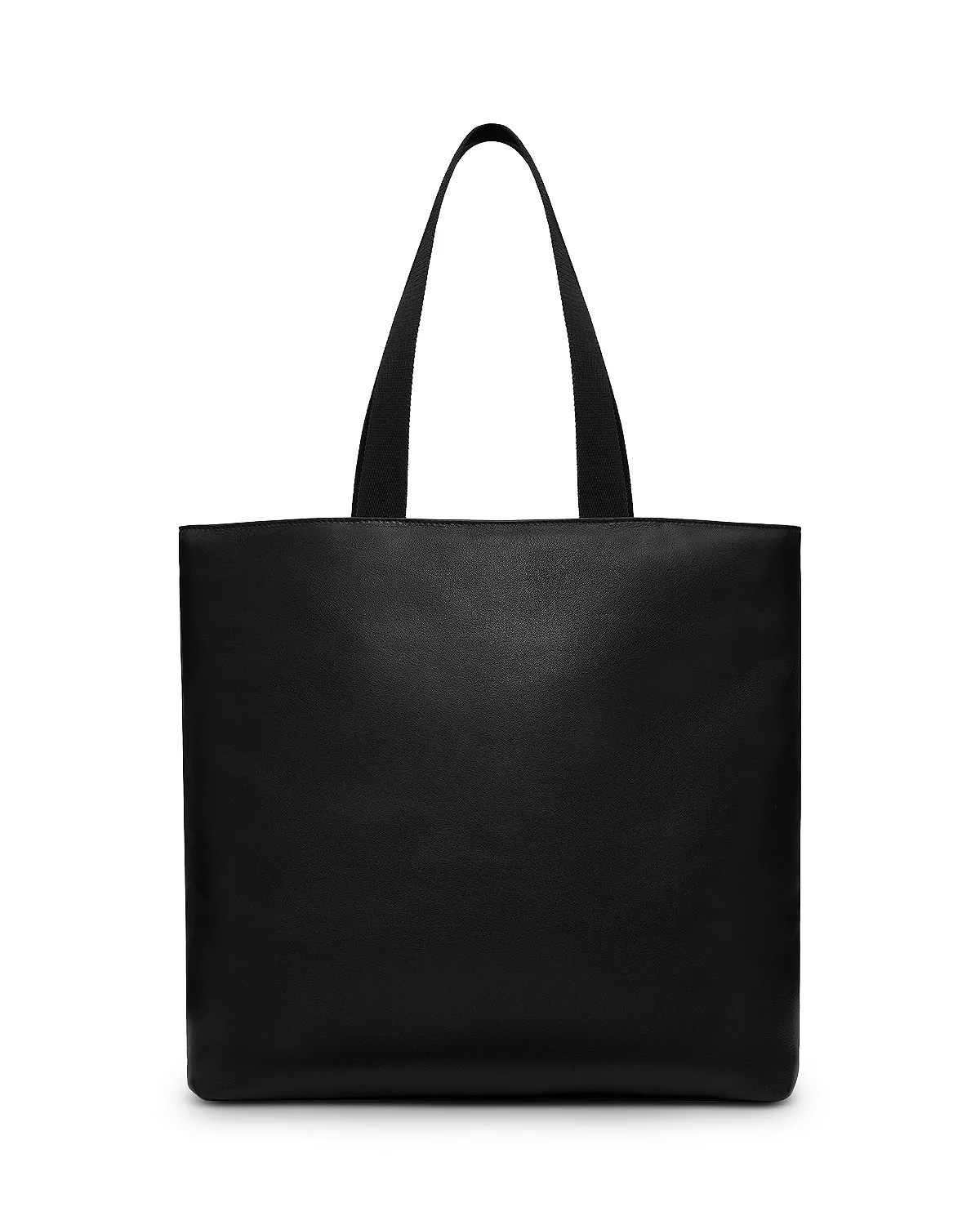 Noir Nappa Leather Shopper Tote - 3