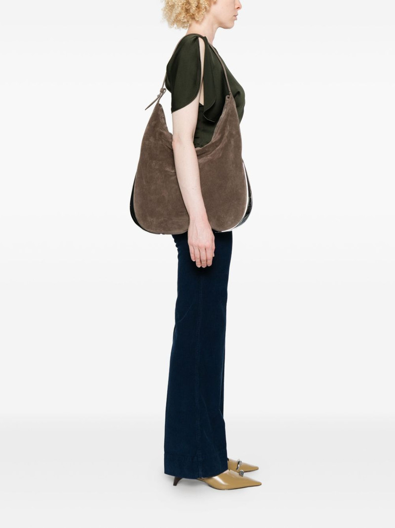 BENEDETTA BRUZZICHES suede shoulder bag outlook