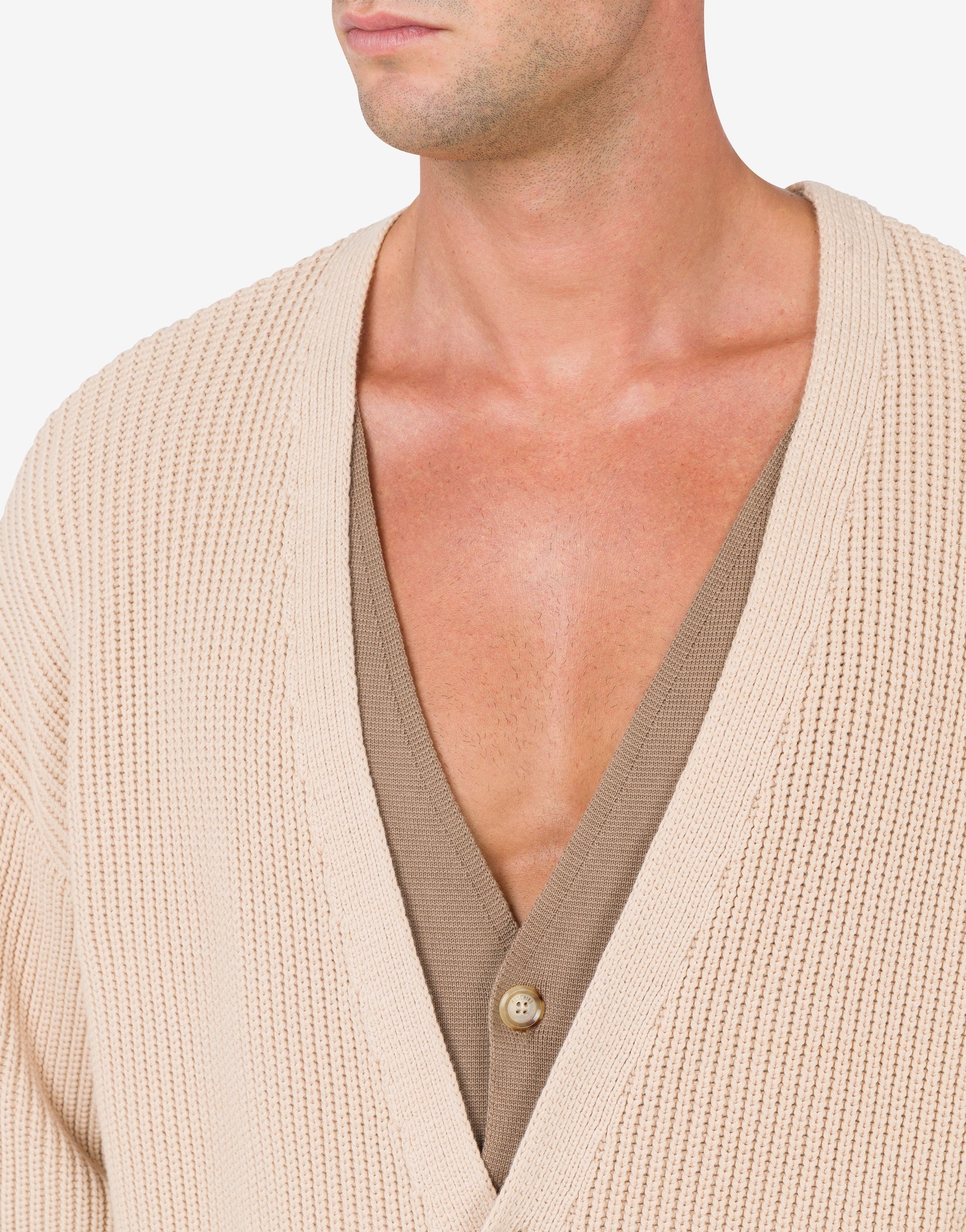ORGANIC COTTON BLEND CARDIGAN - 3