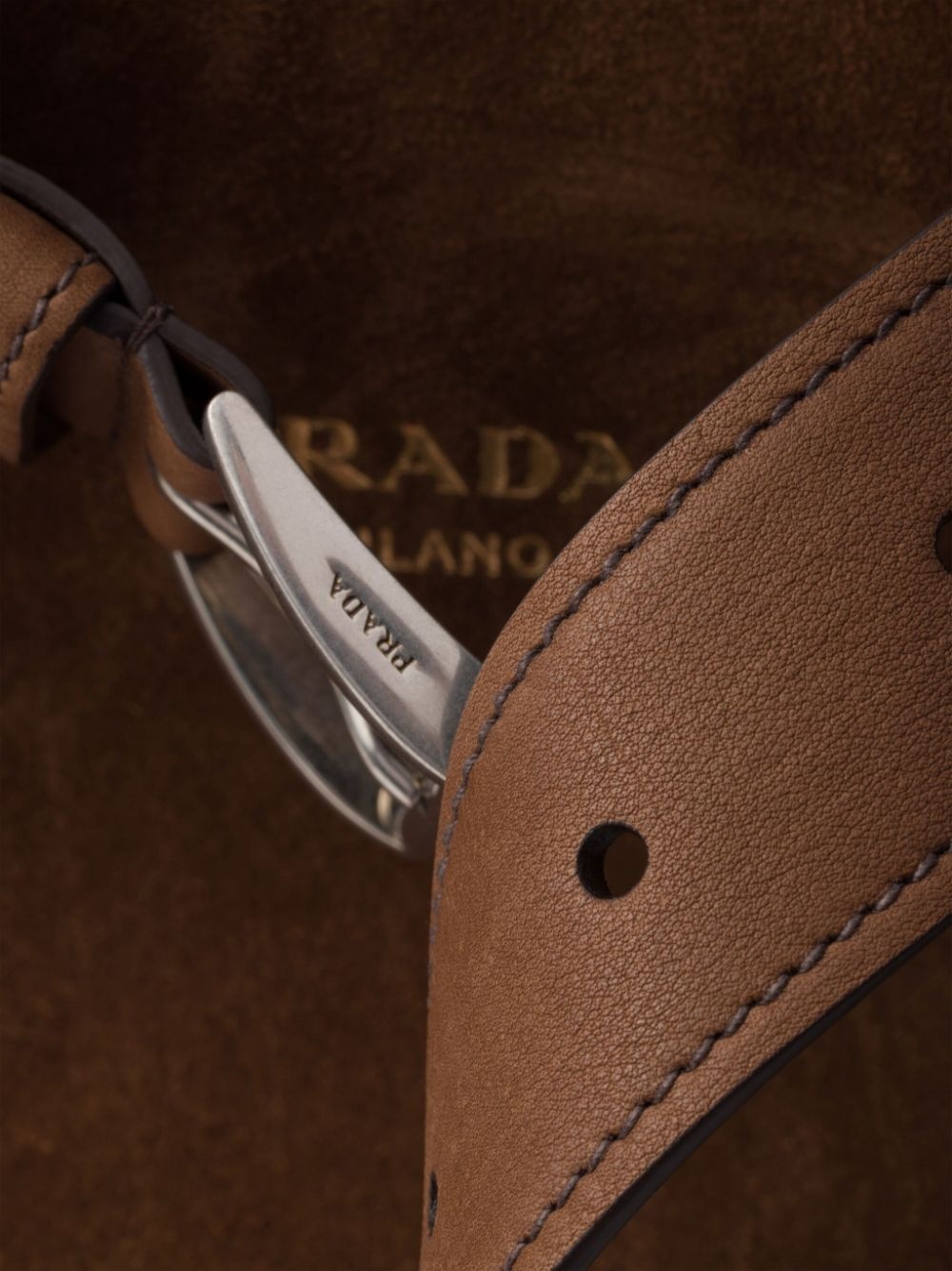 medium Prada Buckle tote bag - 6