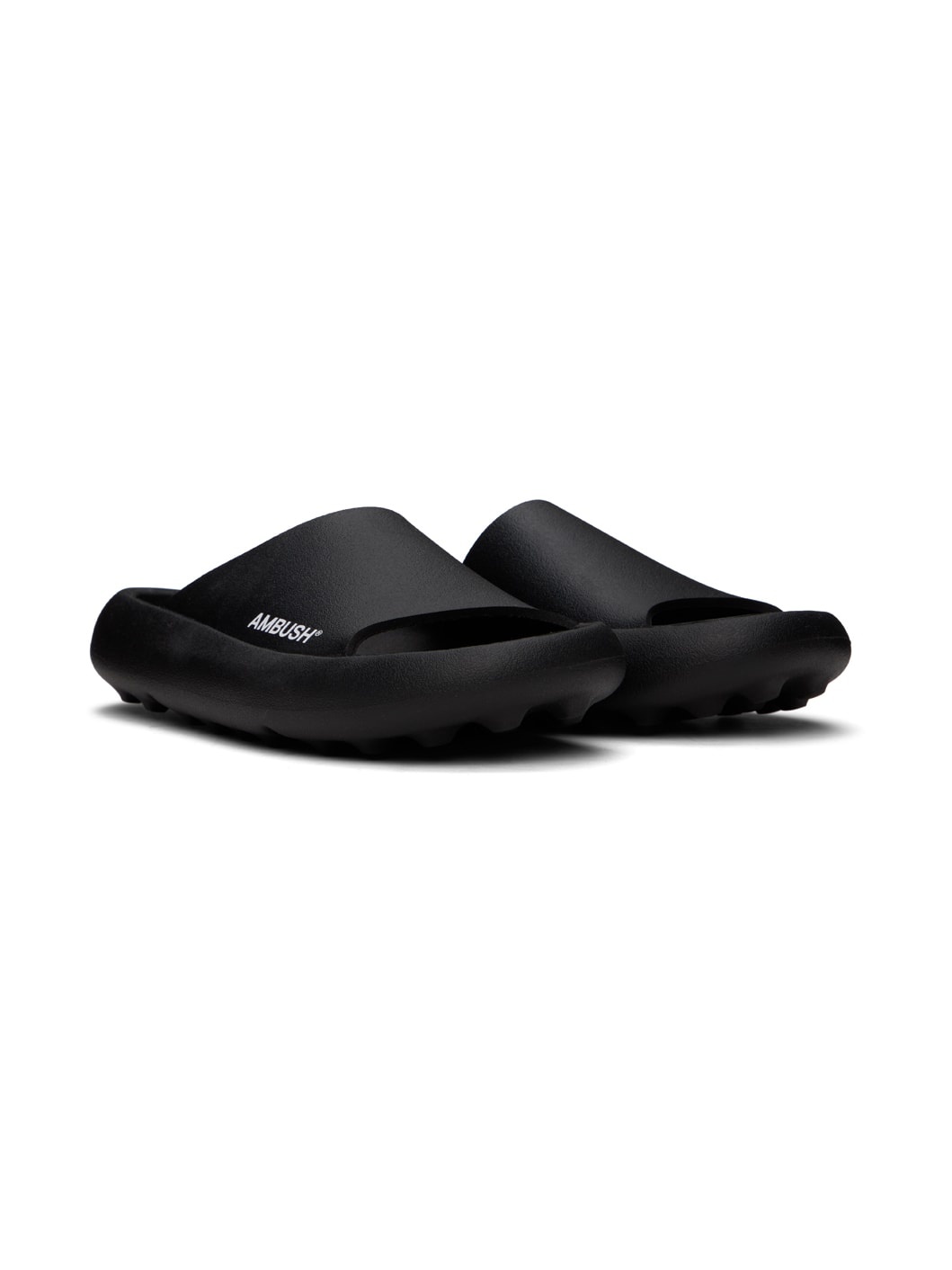 Black Slider Sandals - 4