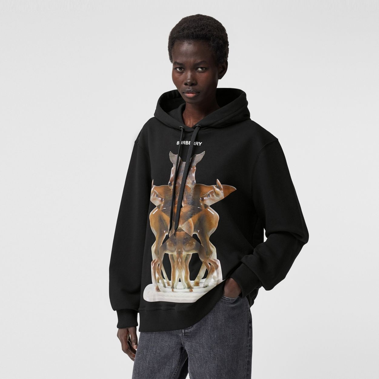 Kaleidoscope Print Oversized Hoodie – Online Exclusive - 5