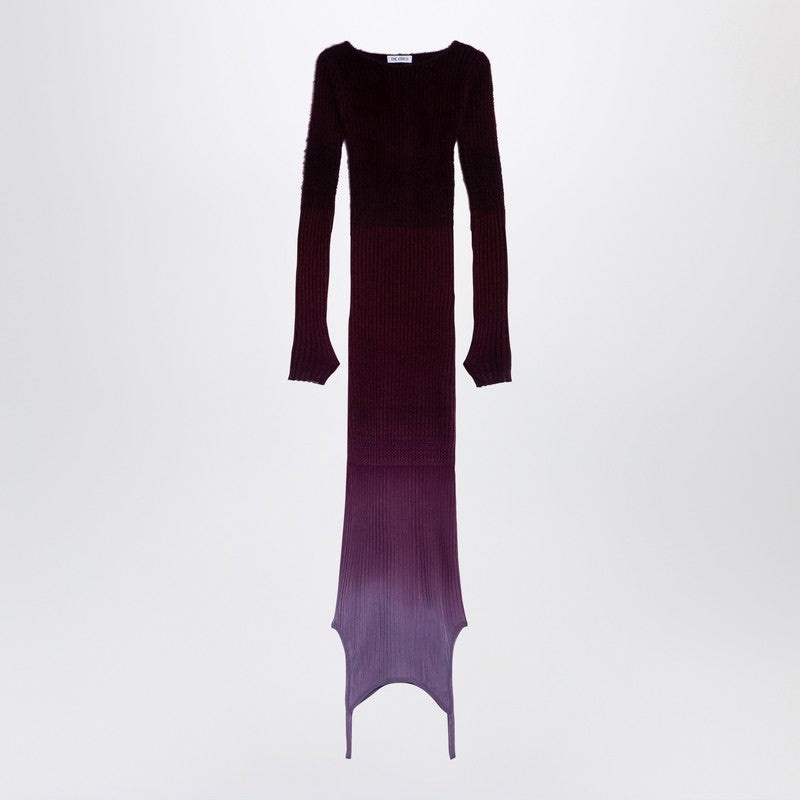 ワンピースその他 The Attico Purple/burgundy convertible dress in nylon blend THE ATTICO PURPLE/BURGUNDY CONVERTIBLE DRESS IN NYLON BLEND