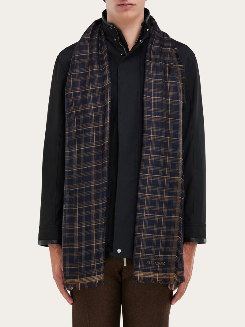 FERRAGAMO Cashmere and silk scarf outlook