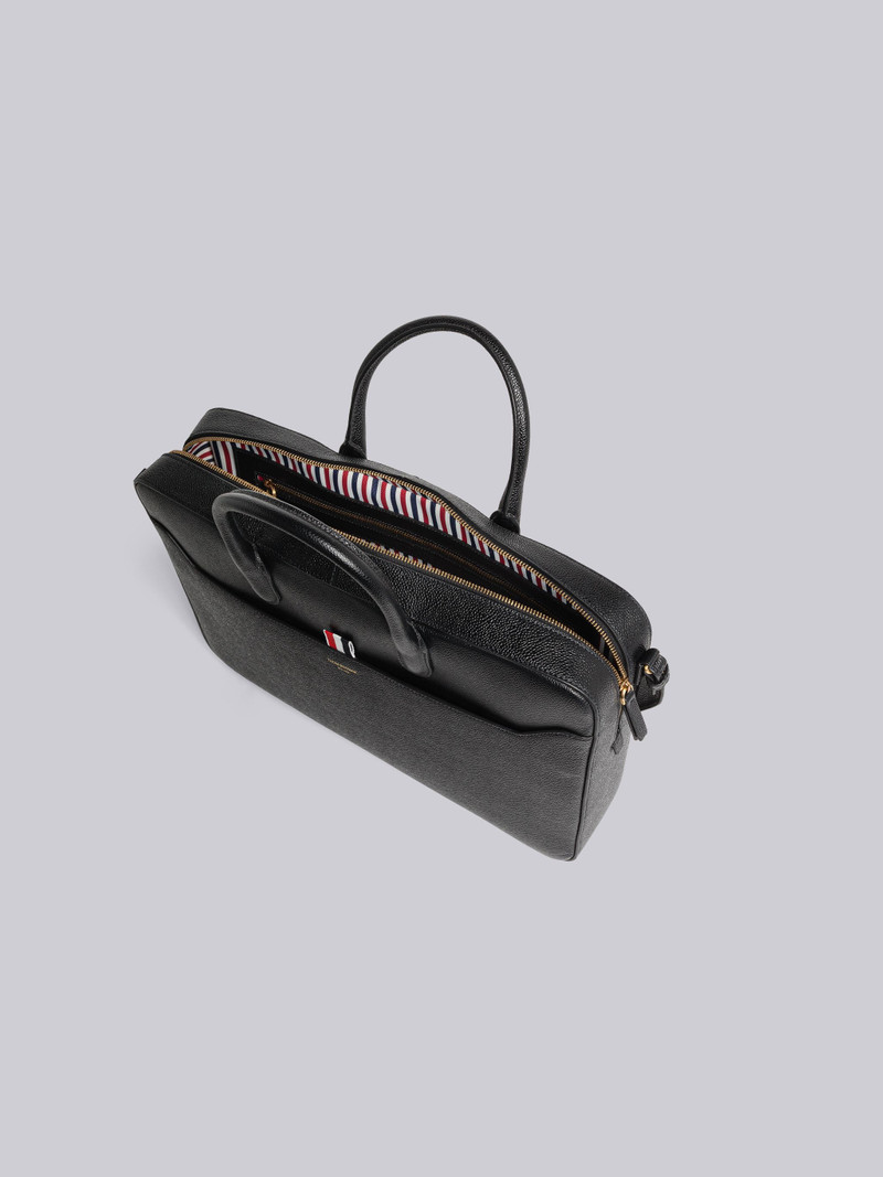 Pebble Grain Leather Business Bag 5