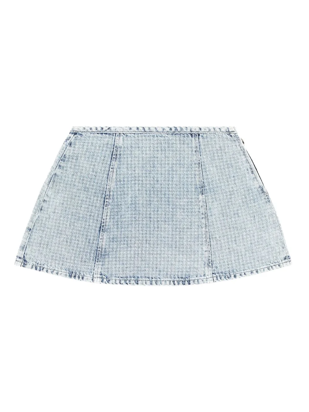 De-Sweny-S houndstooth-pattern short skirt - 1