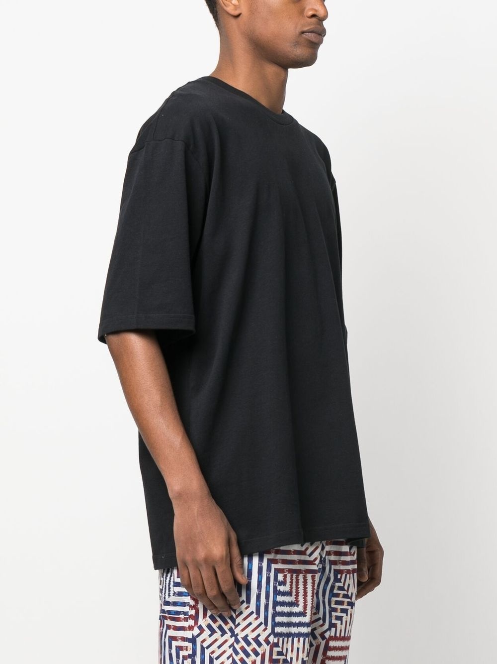 logo-print cotton T-shirt - 3