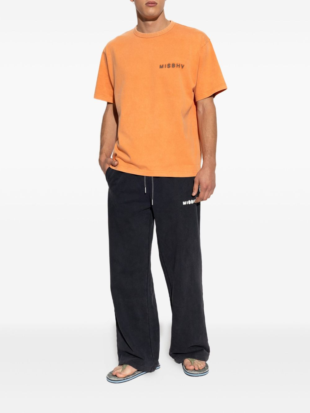 logo-print cotton T-shirt - 2