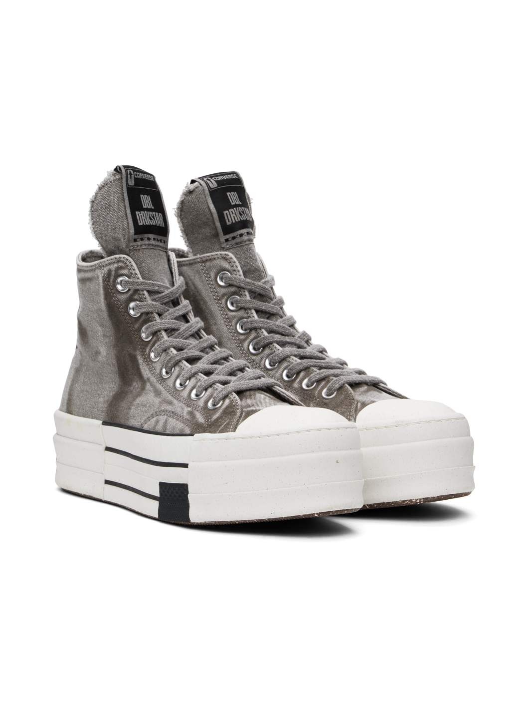 Gray Converse Edition DBL Drkstar Sneakers - 4