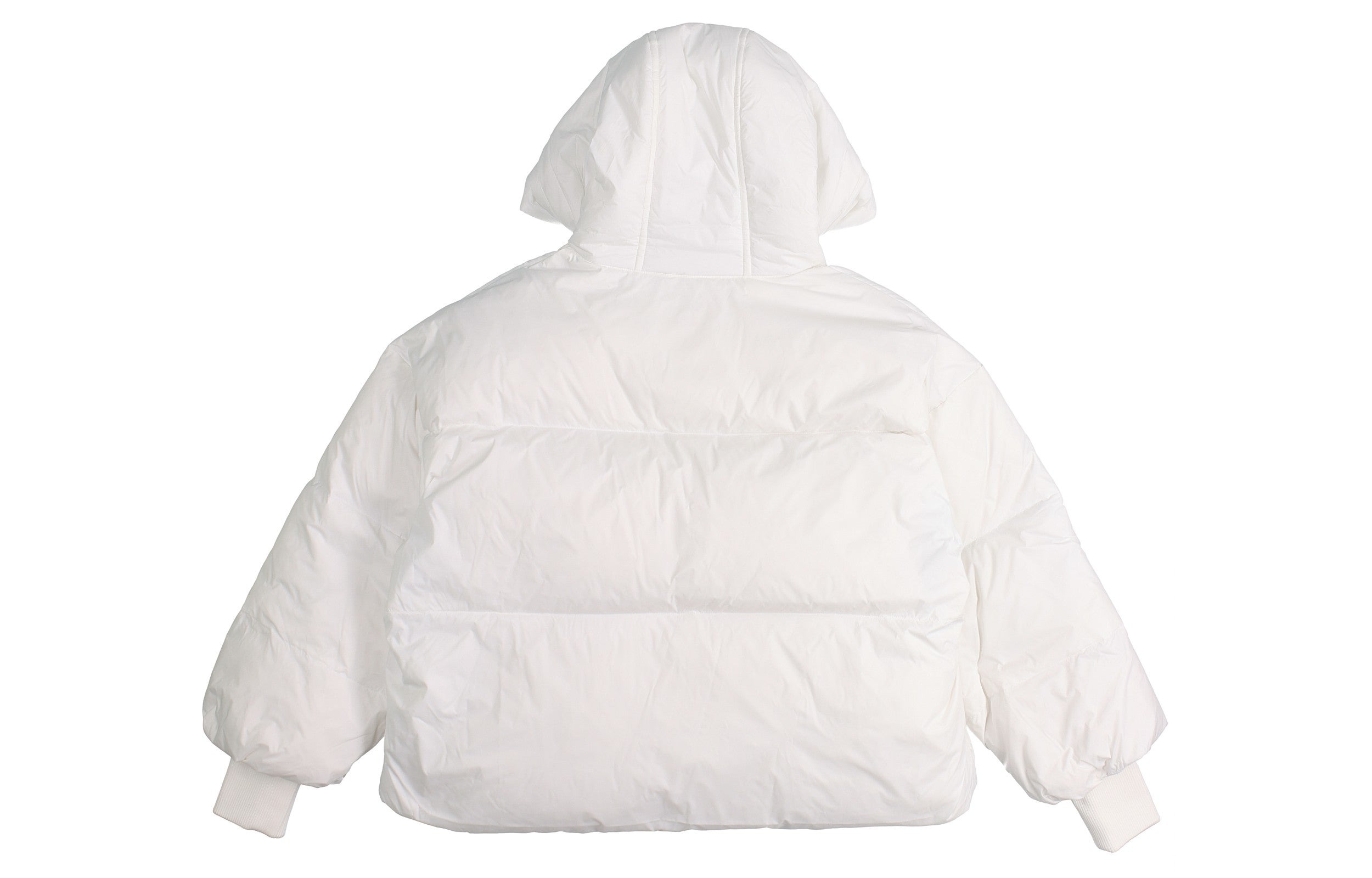 (WMNS) Converse Short Down Fill Puffer Hooded Jacket 'White' 10019326-A01 - 2