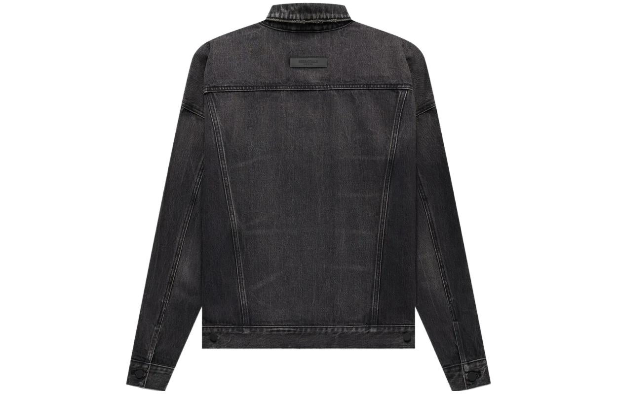 Fear of God Essentials SS22 Denim Jacket 'Black' FOG-SS22-291 - 3