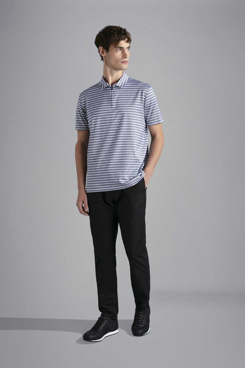 Paul & Shark ULTRA-LIGHT POPLIN COTTON CHINO TROUSERS outlook