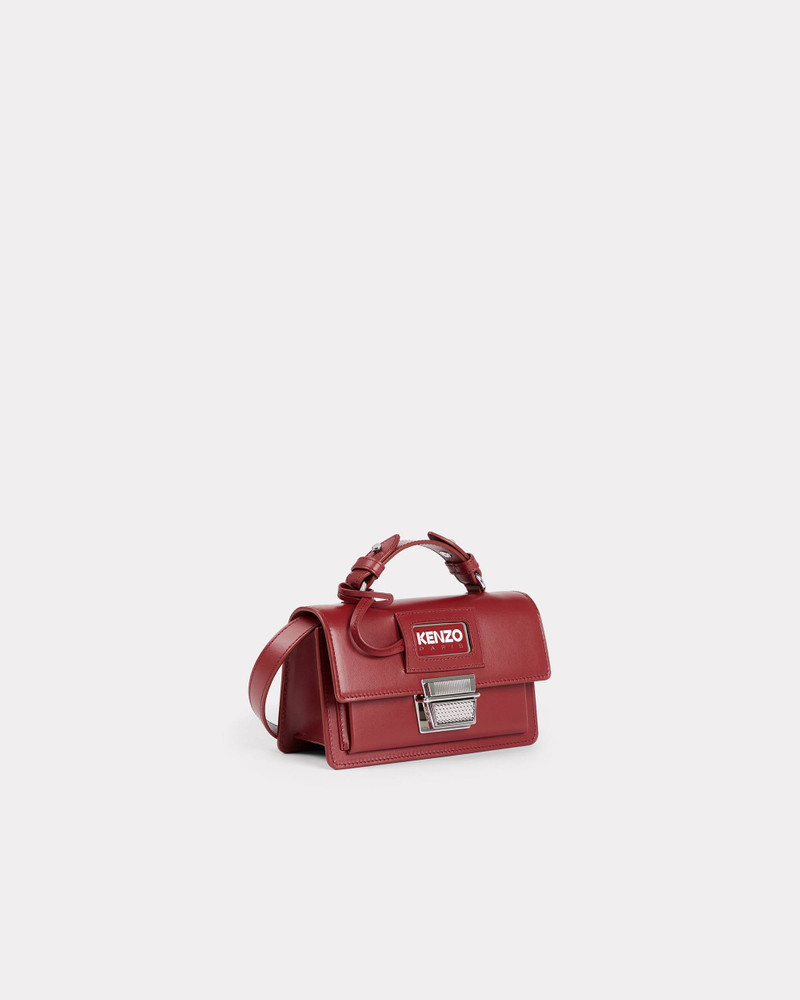 'Rue Vivienne' miniature leather bag with strap 1