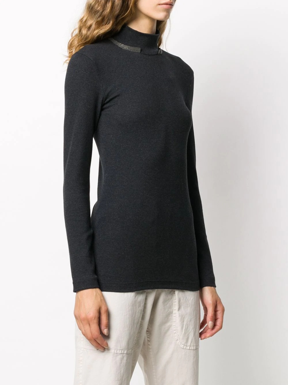 roll neck jumper - 3