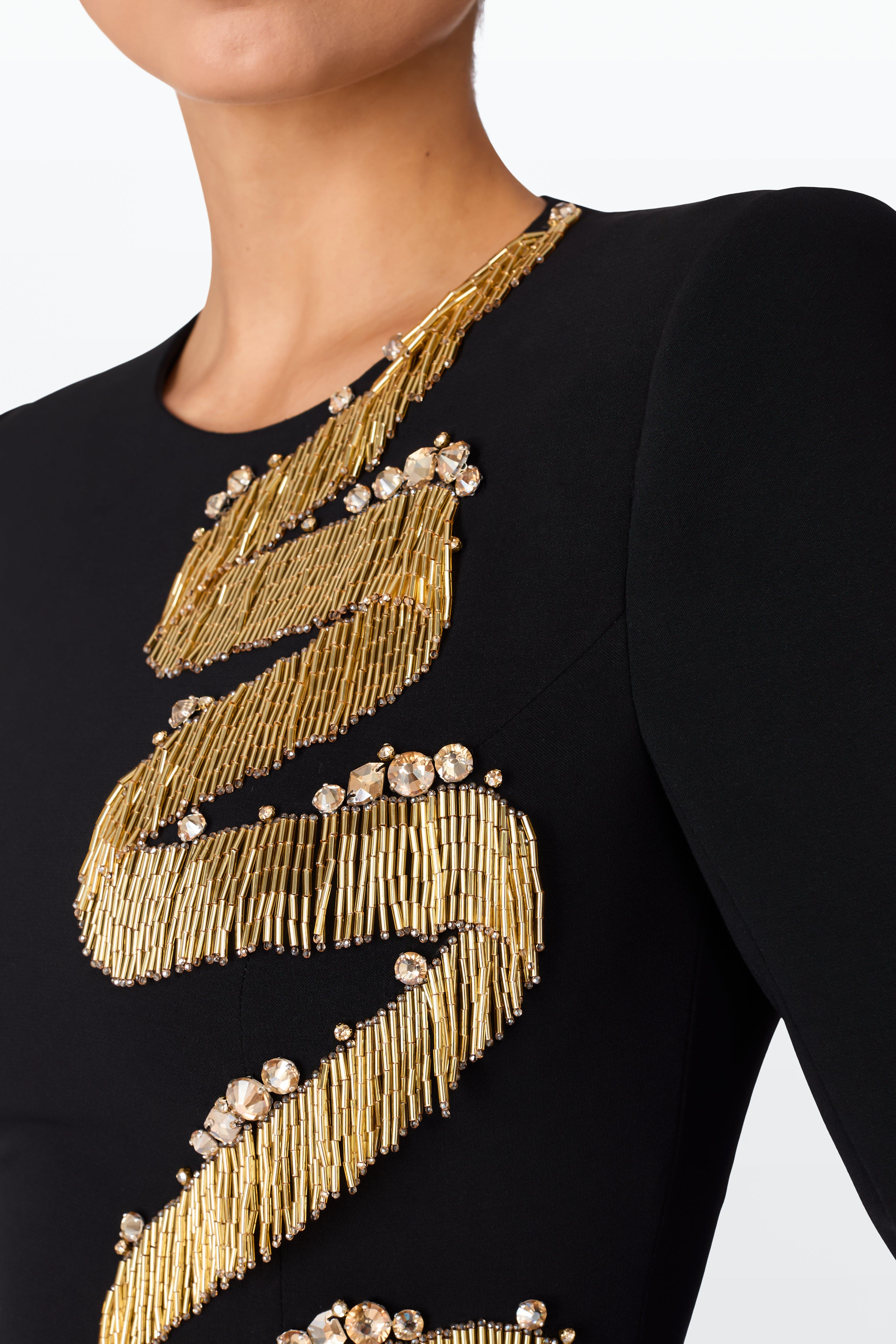 Jenny Packham Liberty maxi dress in Liquorice at Nordstrom - 4