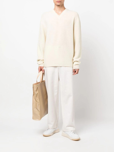 Lemaire V-neck wool jumper outlook