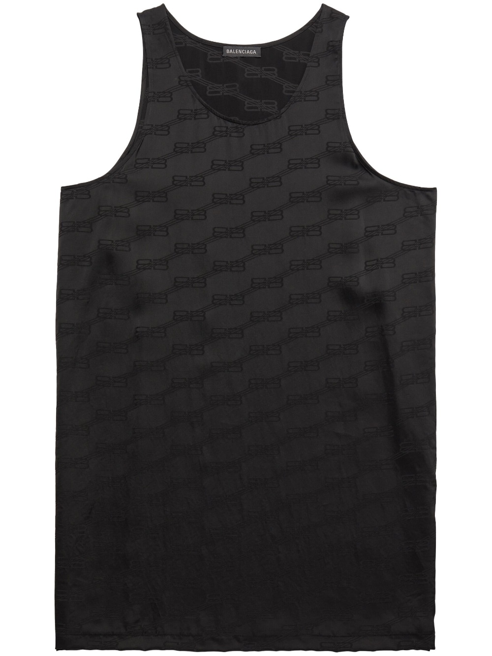 monogram sleeveless top - 1