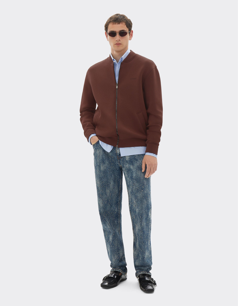Ferrari Bomber sweatshirt in scuba fabric outlook