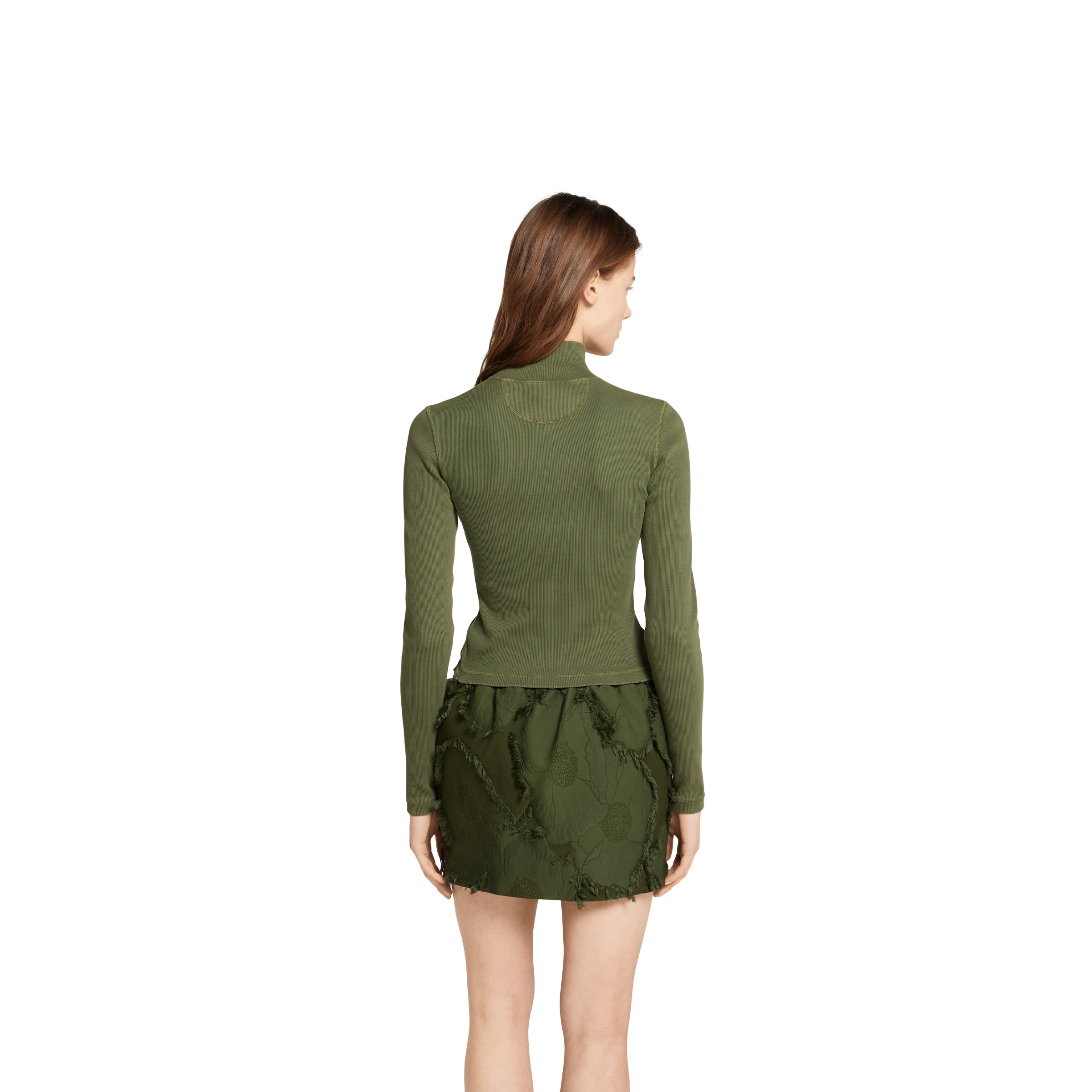 Cotton rib long-sleeve T-shirt - 4