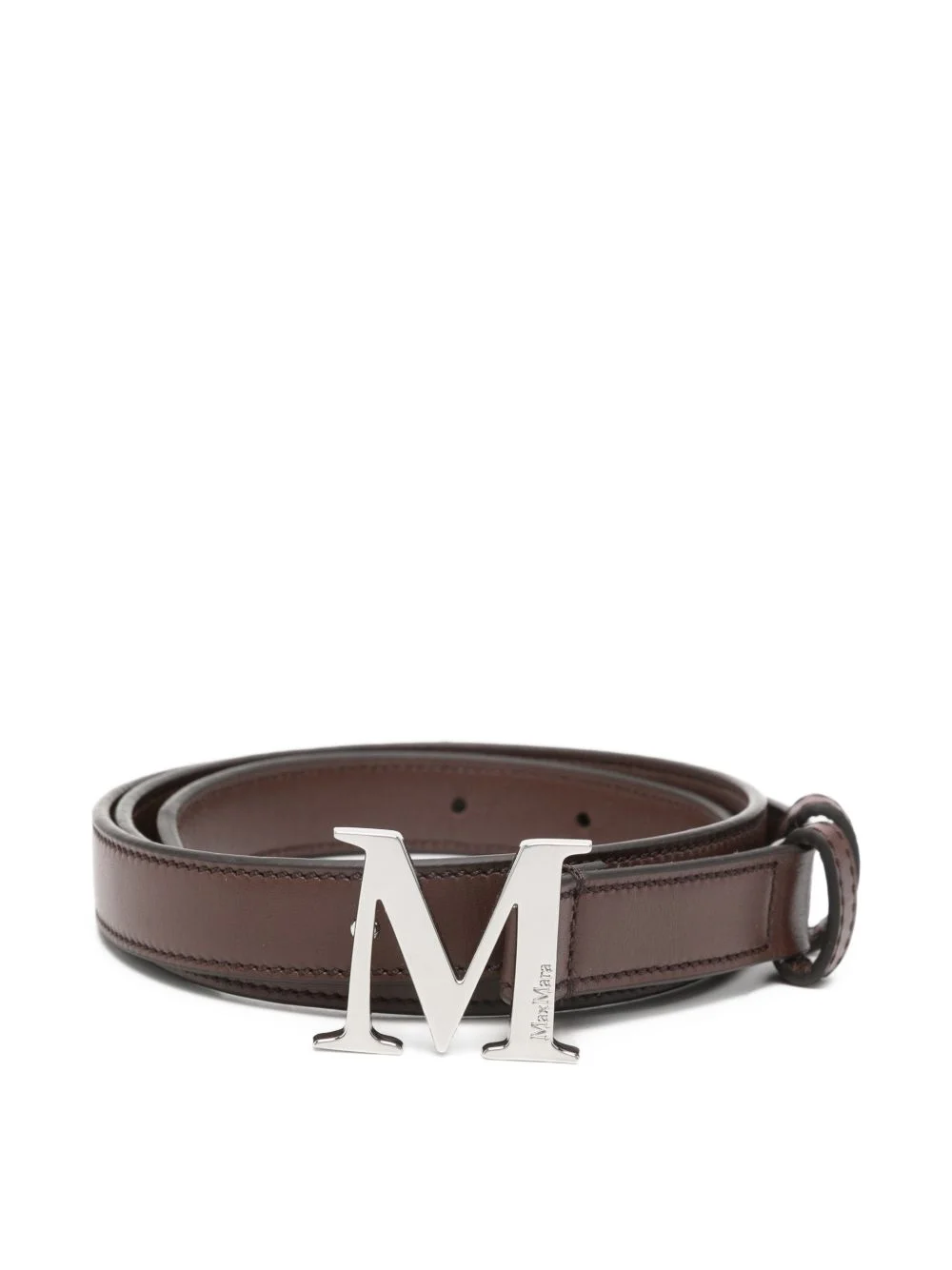 buckle leather belt - 1