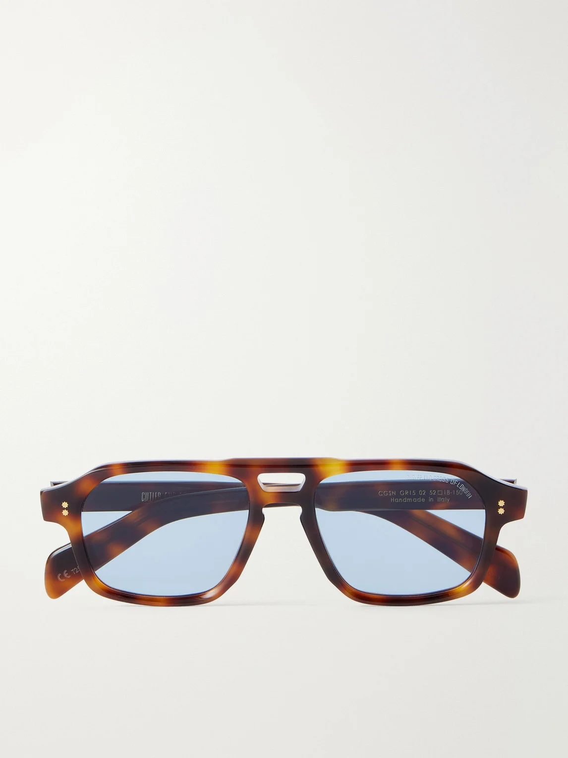 GR15 Aviator-Style Tortoiseshell Acetate Sunglasses - 1