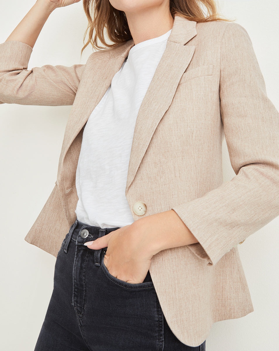 CUTAWAY LINEN DICKEY JACKET - 3