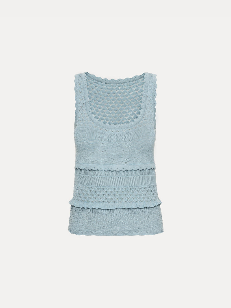 SCALLOP TRIM TANK 1