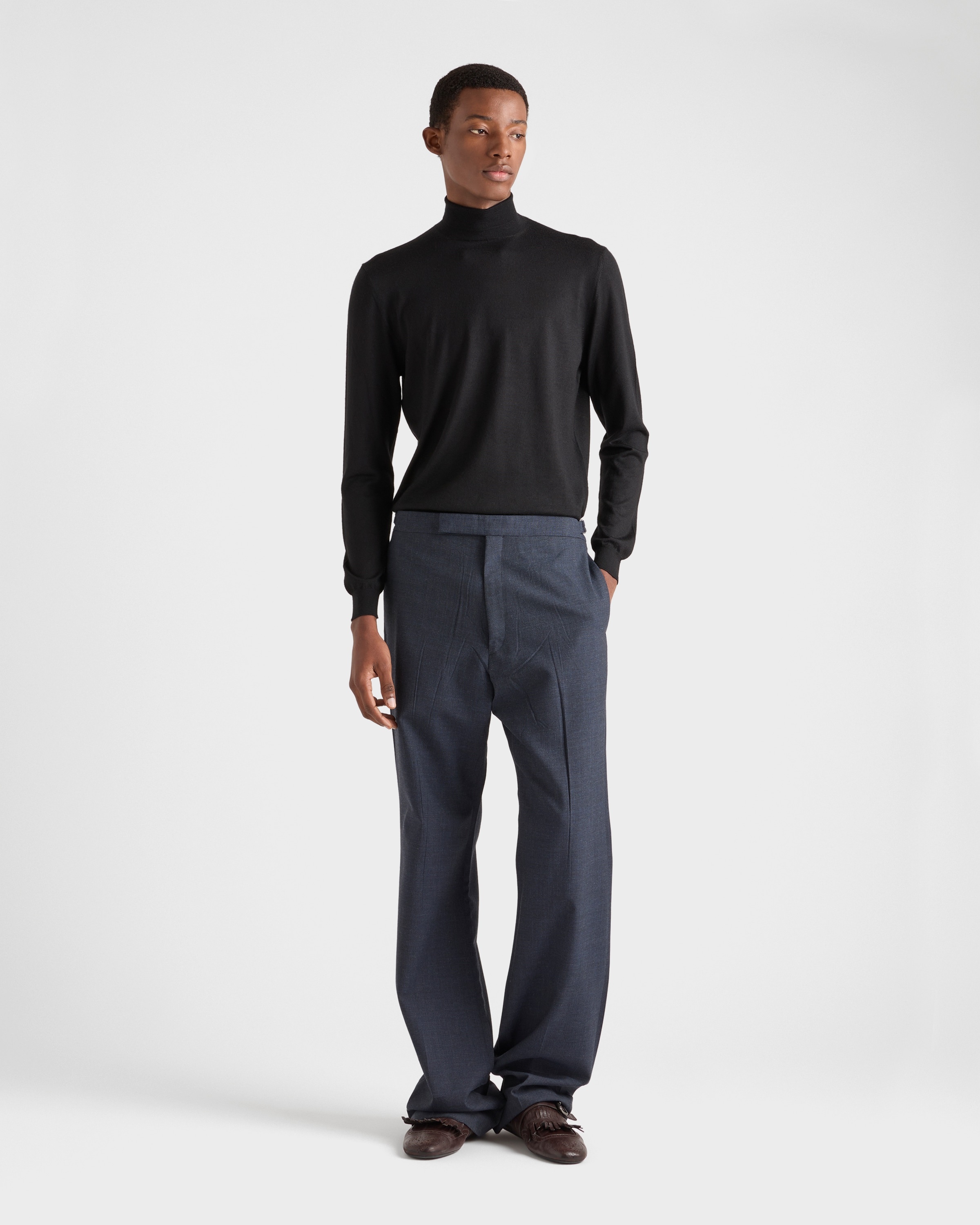Cashmere and silk turtleneck sweater - 2