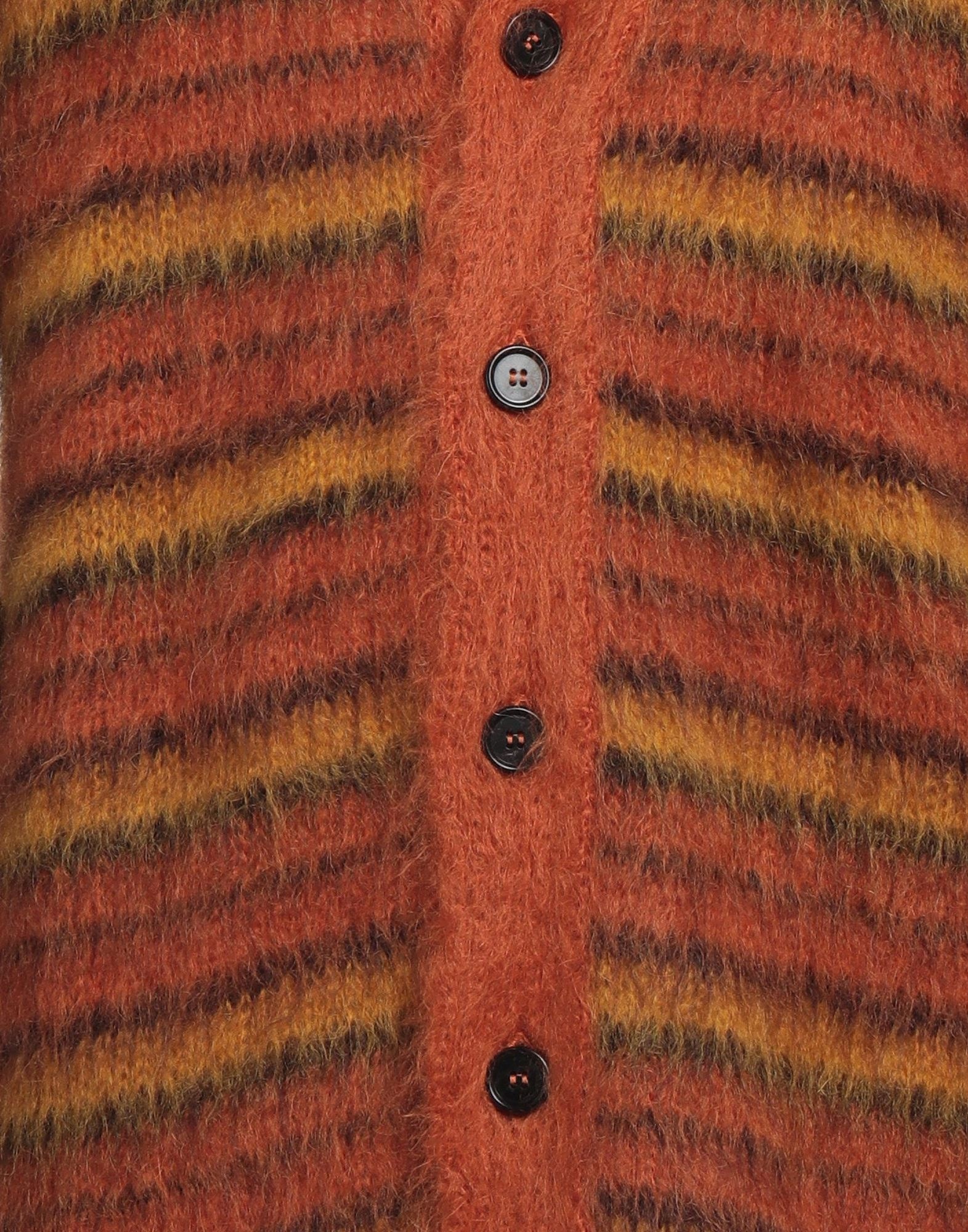Orange Men's Cardigan - 4
