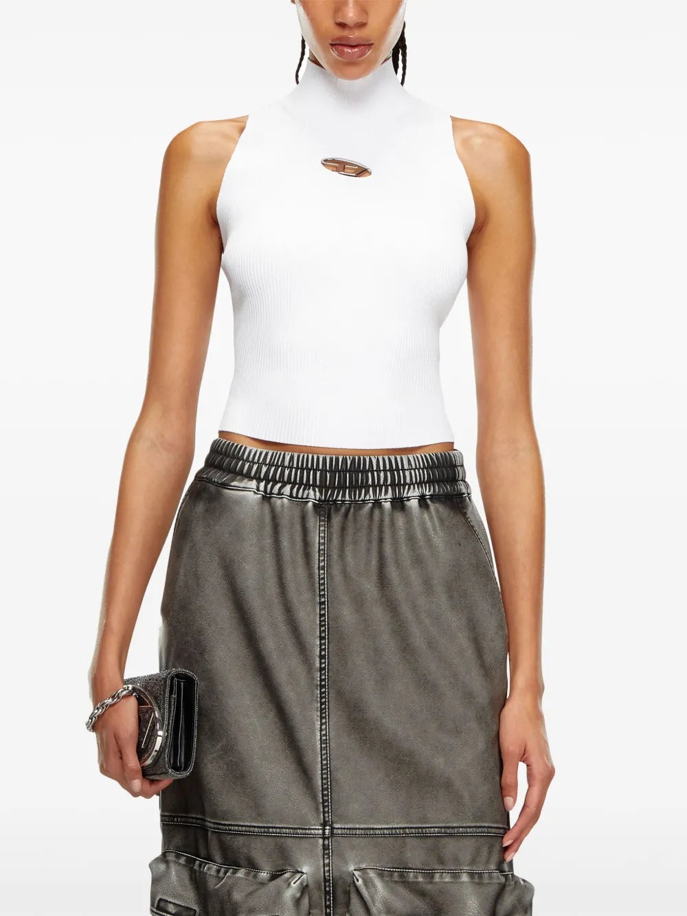M-Onervax Stand-Up Collar Top - 3