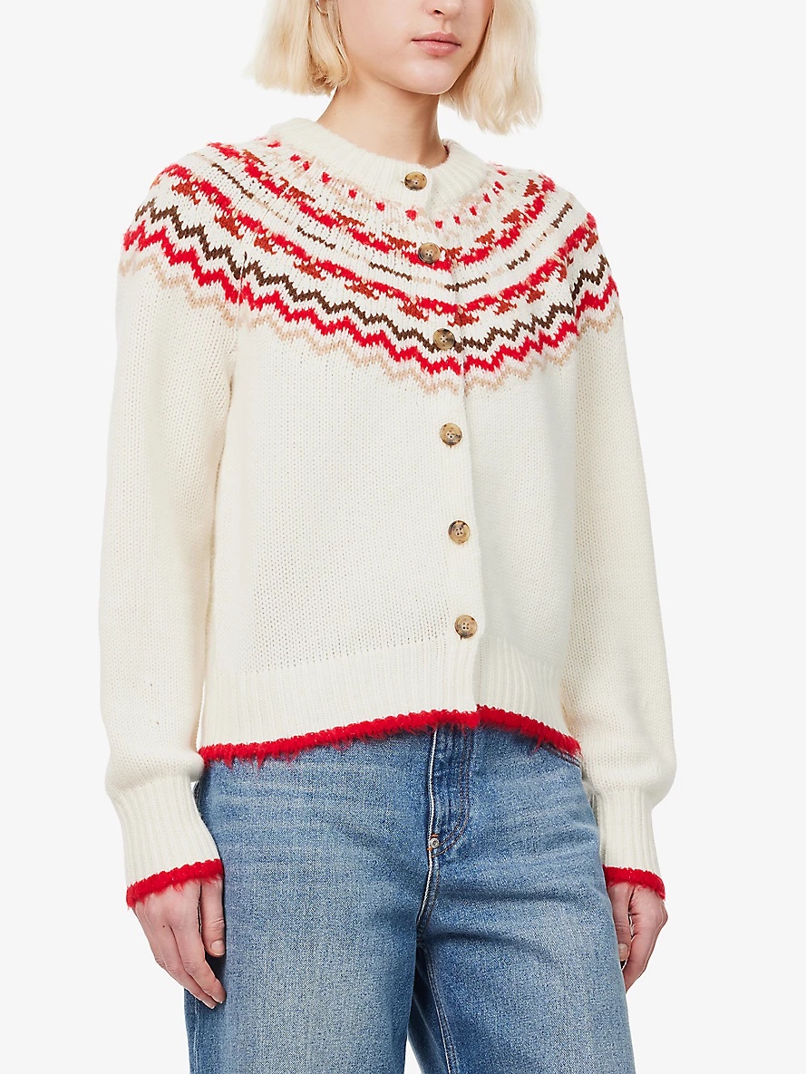 Chalet knitted wool and cashmere cardigan - 3